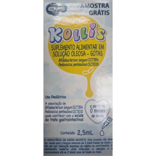 Kollis - Suplemento Alimentar Probiótico - Frasco 2,5 ml